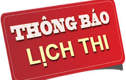 LỊCH THI HKII (LẦN 2) VÀ DANH SÁCH THI