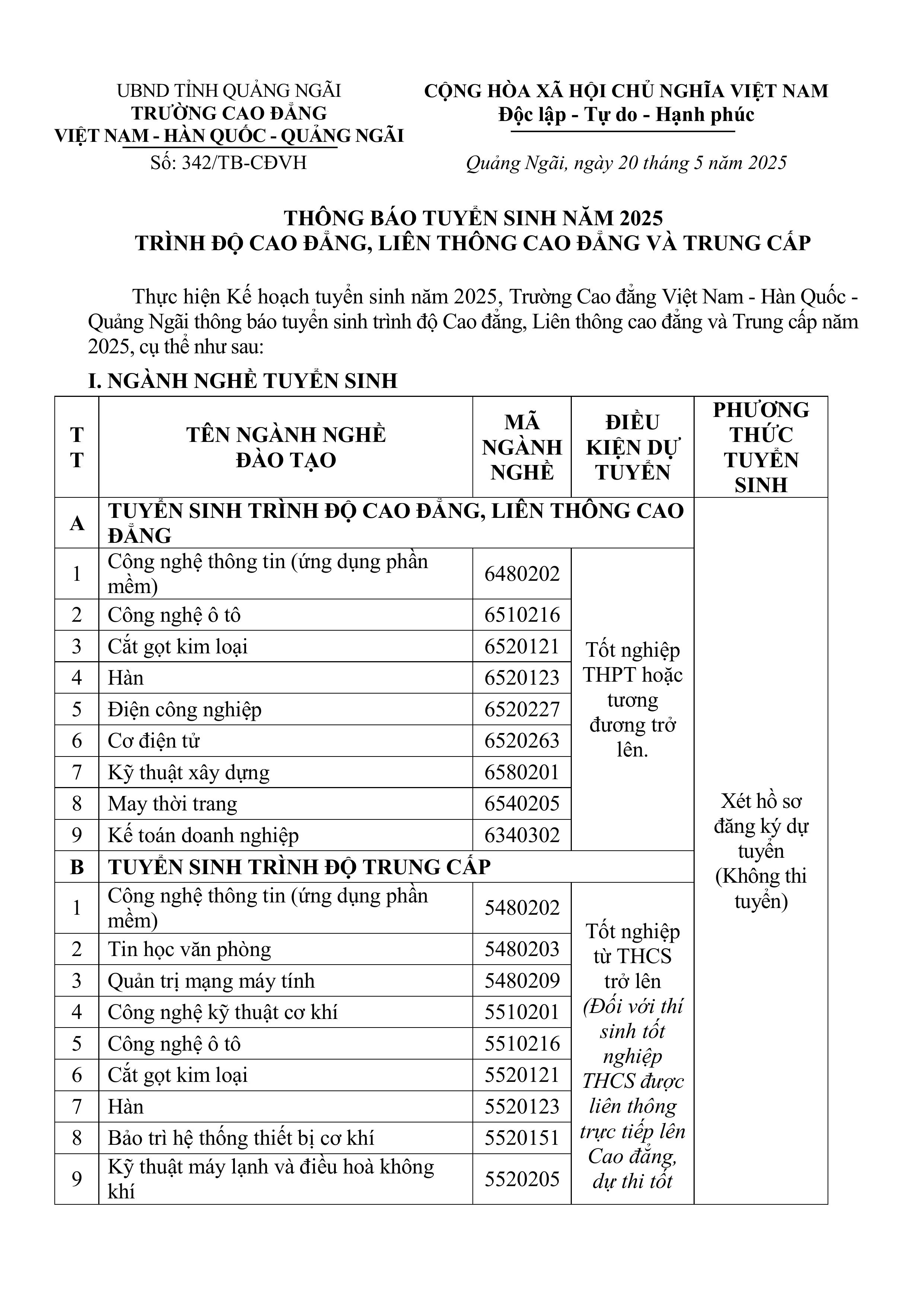 342-TB  tuyen sinh CĐ, LTCĐ, TC nam 2025 d-hình ảnh-0.jpg