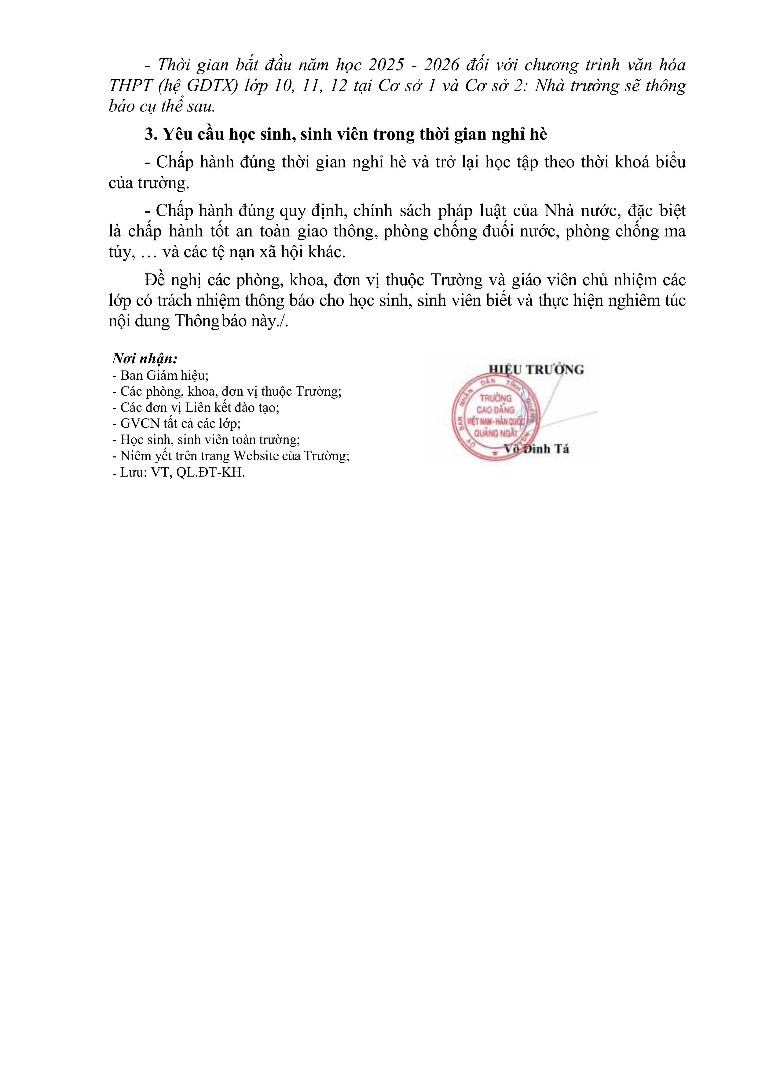 466-Thông báo Kế hoạch nghỉ hè đối với HSSV năm học 2024 - 2025-hình ảnh-1.jpg